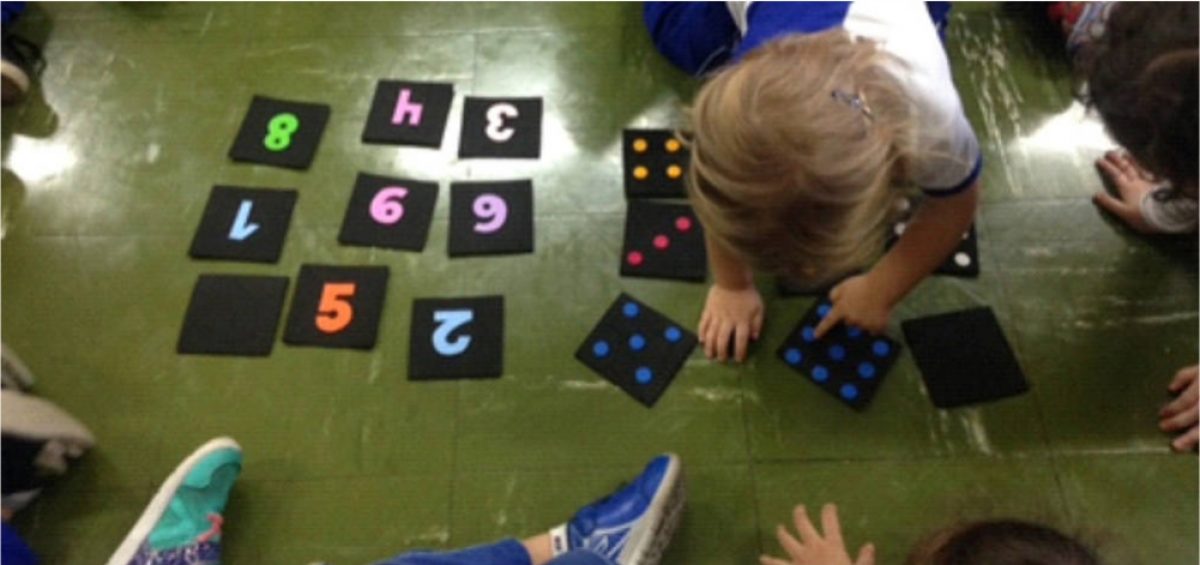 A matemática e outros jogos na turma do infantil 3